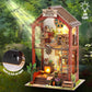 Diy Book Nook Kits - Creativity 3D Wooden Puzzle Bookend Bookshelf Decor For Teen Adults - Miniature Dollhouse Kit Crafts, Tiny