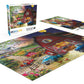 Buffalo Games 1000 Piece Jigsaw Puzzle - Farm Life Day and Night, Large Size, Multicolor, Model 11879, Perfect for Adults and Game Nights