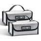 HOOVO Lipo Battery Bag, Fireproof Explosionproof Lipo Battery Storage Protector Guard Safe Bag for DJI Battery/RC Battery - 2 Pa
