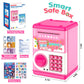 Pink Piggy Bank For Kids With Password Code Lock And Auto Grab Bill Slot, Philaeec Real Money Cash Coin Can Saving Box Electroni