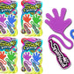 Ja-Ru Super Stretchy Sticky Hand Fidget Toy (6 Pack, 12 Sticky Hands) Sticky Slap Hand For Kids & Adults. Bulk Party Favors Goodie Bag Birthday Gifts Easter Basket Stuffers Classroom Prizes. 315-6P