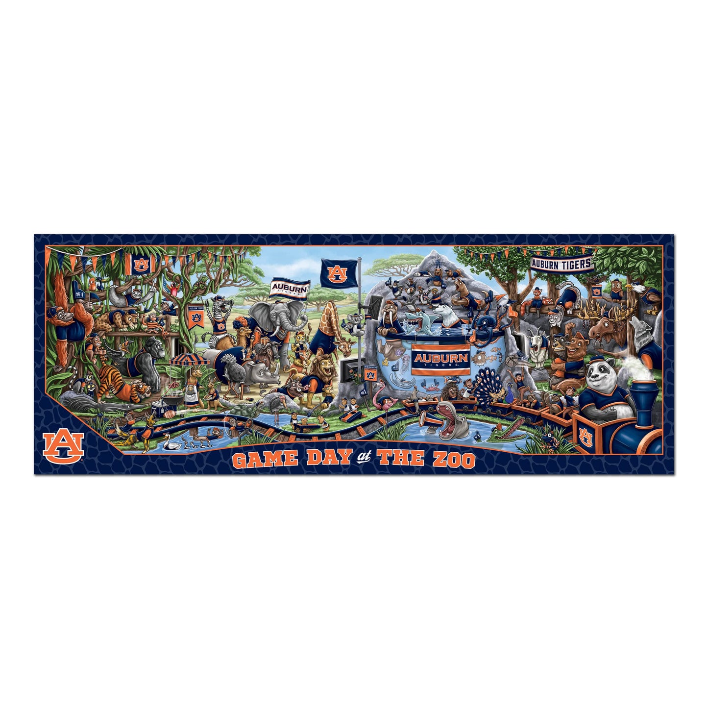 YouTheFan NCAA Auburn Tigers Game Day at The Zoo 500pc Puzzle