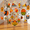 56 Pieces Basketball Party Decorations Hanging Swirls Basketball Decorations Paper Sports Party Decorations Cutouts Hanging Deco