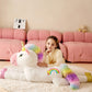 Tumyay Giant Unicorn Stuffed Animal Plush Soft Toy,51'' Large Jumbo Cute Big Size Huge Fluffy Plushie,Birthday Gifts For Kids