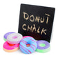 Boley Jumbo Sidewalk Chalk Set for Kids - 6 Pack Washable, Multi-Color Donut Chalks for Outdoor Play, Driveways, Pavements - Lar
