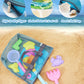 Beach Toys For Toddlers 1-3, Beach Toy Sand Toy For Kids Ages 4-8, 2 Collapsible Sand Bucket And Shovels, Mesh Bag, Sand Castle