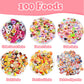 150Pcs Miniature Food Drinks Bottles Dollhouse Accessories 1:12 Mini Stuff Things Toy Set Dollhouse Pretend Kitchen Play Game Ti
