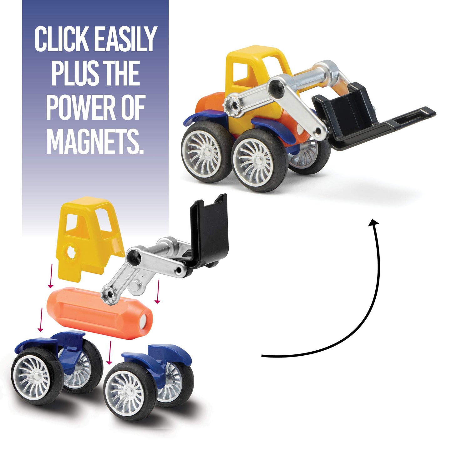 Play Brainy Magnetic Toy Cars Set For Boys And Girls - Brilliant Educational Toys For Toddlers And Preschoolers - Montessori Toy
