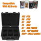 Sibonic Waterproof Graded Card Case Compatible With 102 Card Slabs, Bgs Psa Sgc Fgs Graded Sports Trading Cards, Graded Slab Card Storage Box…