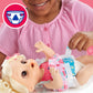 Baby Alive Magical Mixer Baby Doll Set, Strawberry Shake, Medium, Blonde Hair, Model E6943, Includes Toy Blender, For Kids 3 and Up