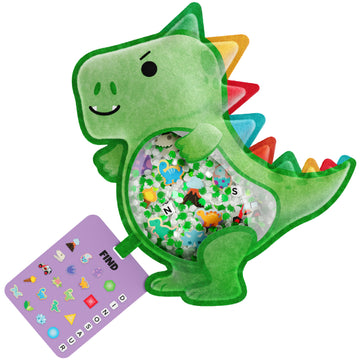 Bizyboo - The Original Seek & Find Plush - Hidden Object Search Problem Solving Educational Matching Game For Kids 2 And Up (Spi