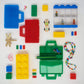Room Copenhagen 40120634 Lego Mini Box, Brick 8, Dark Green