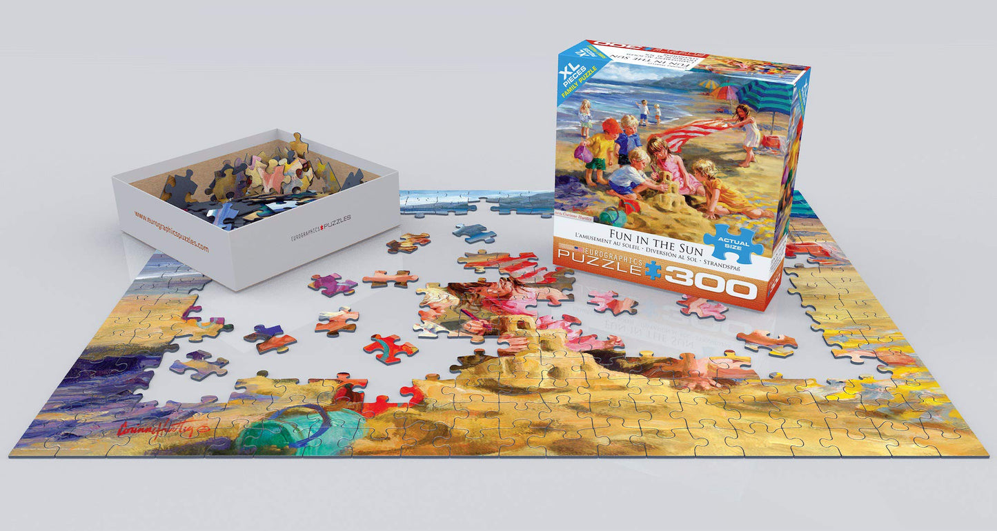 Eurographics Fun In The Sun By Corinne Hartley Puzzle, 300-Piece