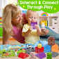 KMUYSL Farm Animals Playset for Toddlers, Multi-color, Medium Size, Educational Counting & Color Matching Toy for Ages 1-3