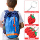 Tondiamo Strawberry Keychain Strawberry Party Favors Cute Fruit Keychain Rubber Keyrings for Summer Classroom Birthday Gifts(72