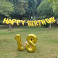 Shuntai 81St Birthday Decorations For Men Women 81 Balloon Numbers Gold Jumbo Number 18 Foil Mylar Balloons With Letters Happy B