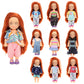 Barwa 6Pcs 4 Inch Doll Clothes Fashion Dresses Outfit For 4 Inch Doll 5 Inch Doll