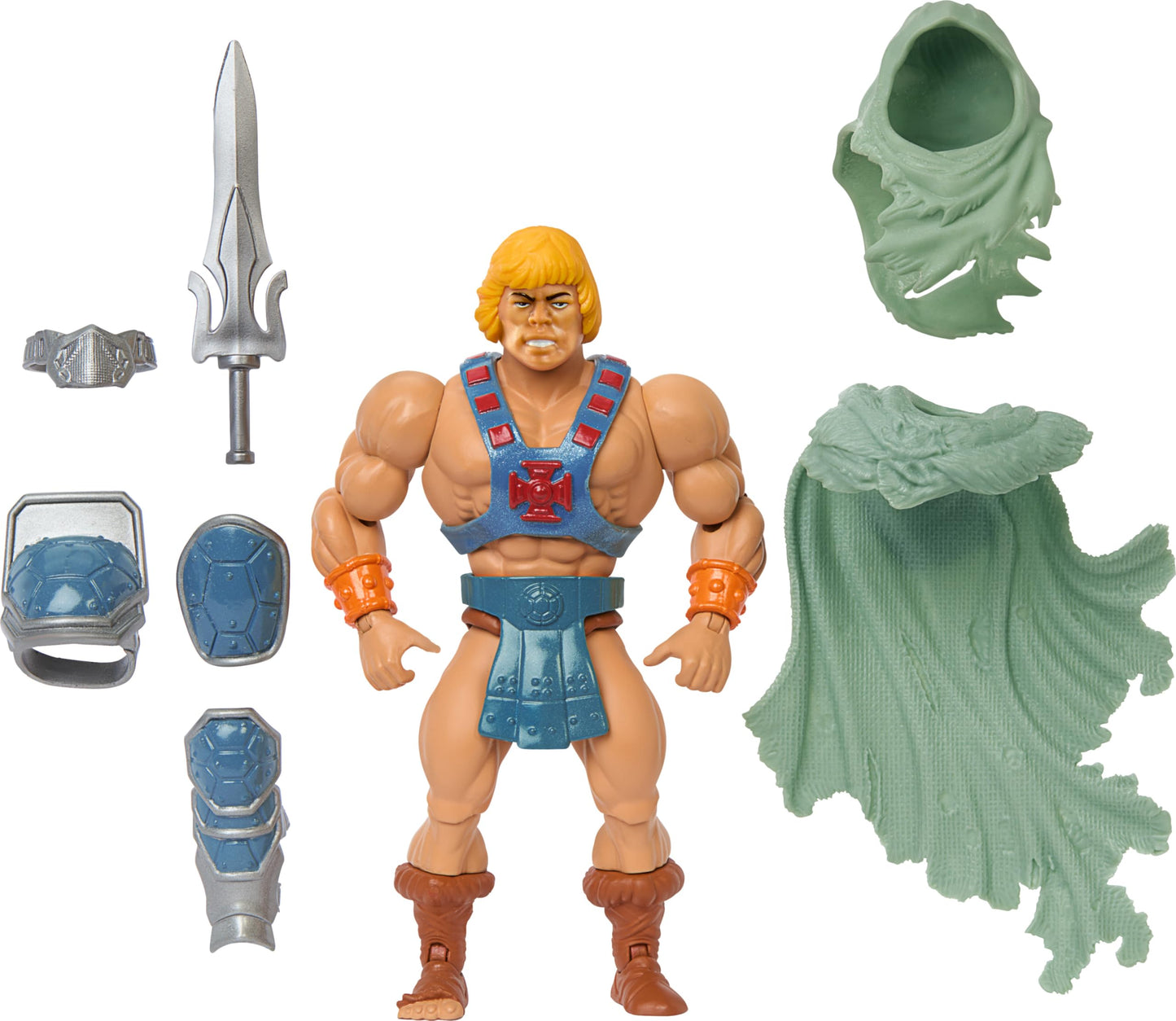 Masters of the Universe Mattel Origins Turtles of Grayskull Action Figure & Accessories  Stealth Ninja He-Man Collectible Toy with 16 Joints  TMNT & Motu Crossover