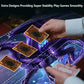 for MTG Card Playmat with Zone Game Play Mat for MTG TCG 24 x 14 inches Non-Slip Play Mat for Commander Board RPG CCG Game TCG Other Card Games/Mouse Pad-Glowing Purple Dragon