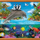 MasterPieces 300 Piece EZ Grip Jigsaw Puzzle - Dolphin Ride - 18x24