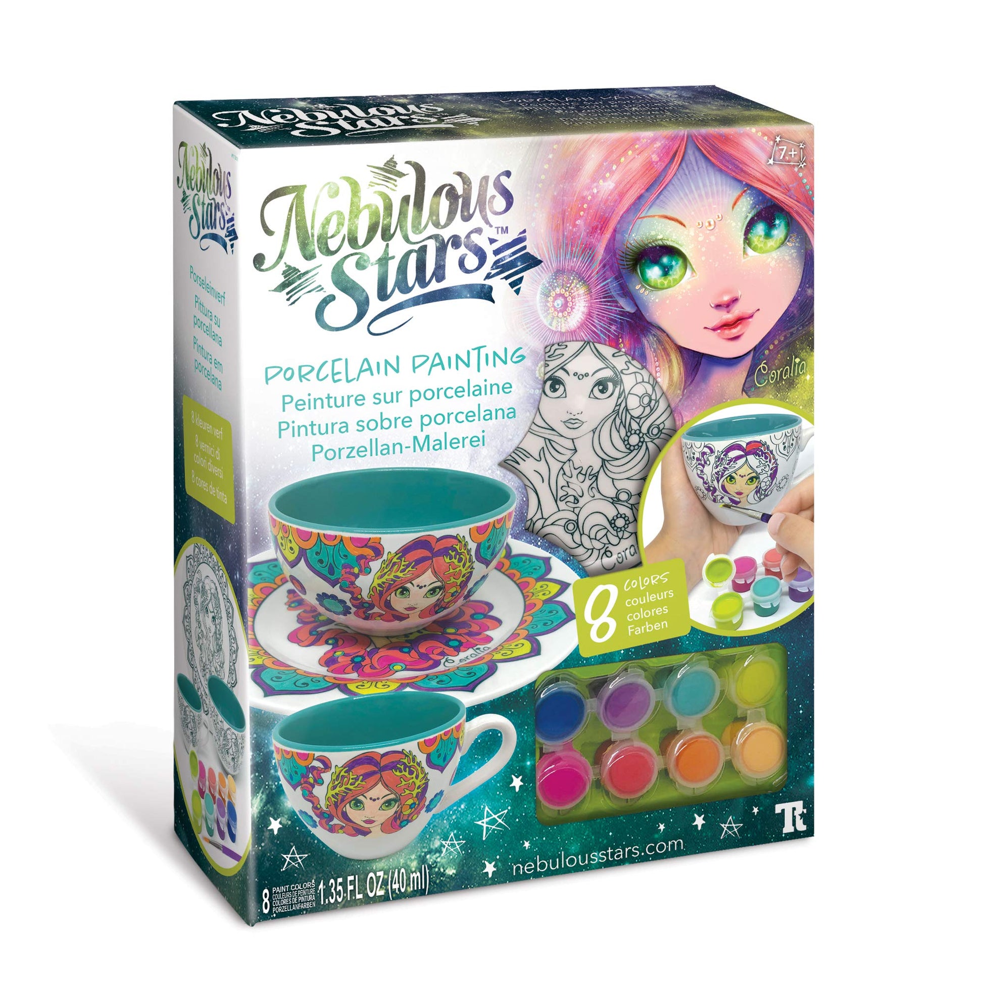 NEBULOUS STARS Porcelain Painting