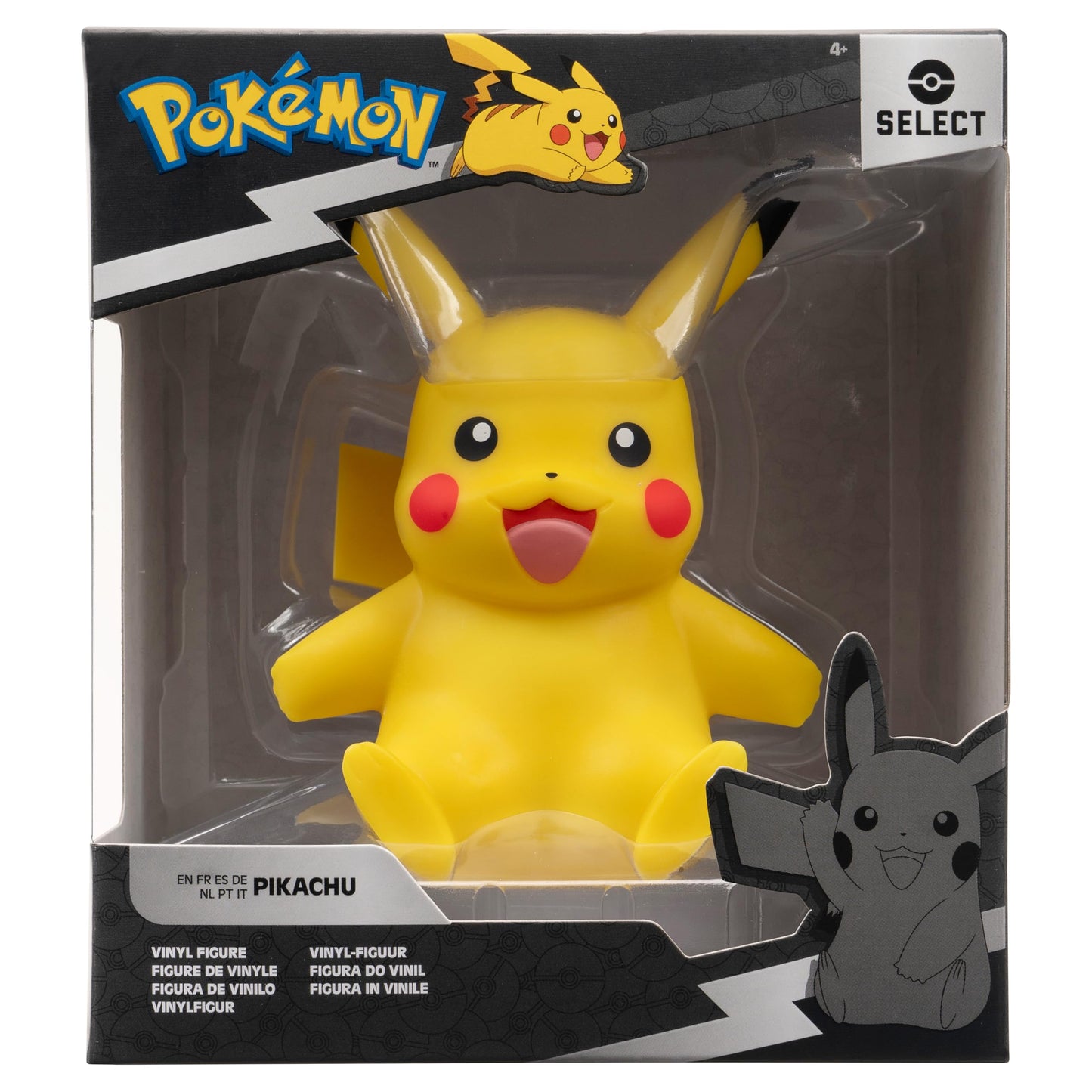 Pokemon Pikachu Select Vinyl Figure - 4-Inch Figure Made From Vinyl