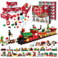 Advent Calendar 2025 Train Building Blocks Set, 24 Boxs Surprise Christmas Countdown Toy Building Kits