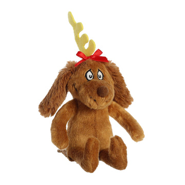 Aurora® Whimsical Dr. Seuss™ Shoulderkin™ Max Stuffed Animal - Magical Storytelling - Officially Licensed - Brown 7 Inches