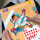 Imagimake Mirror Mosaic Space Theme Kids Art Set | Diy Craft Kit With Foil Stickers | Birthday Gift For Boys And Girls Ages 3-8 | Travel Toys | Crafts For Kids Ages 4-8