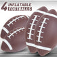 GOODLYSPORTS Football Toss Game - 66" Target with 4 Inflatable Balls, PVC, Green/Blue/Black, Model 8004, Perfect for Kids & Adults