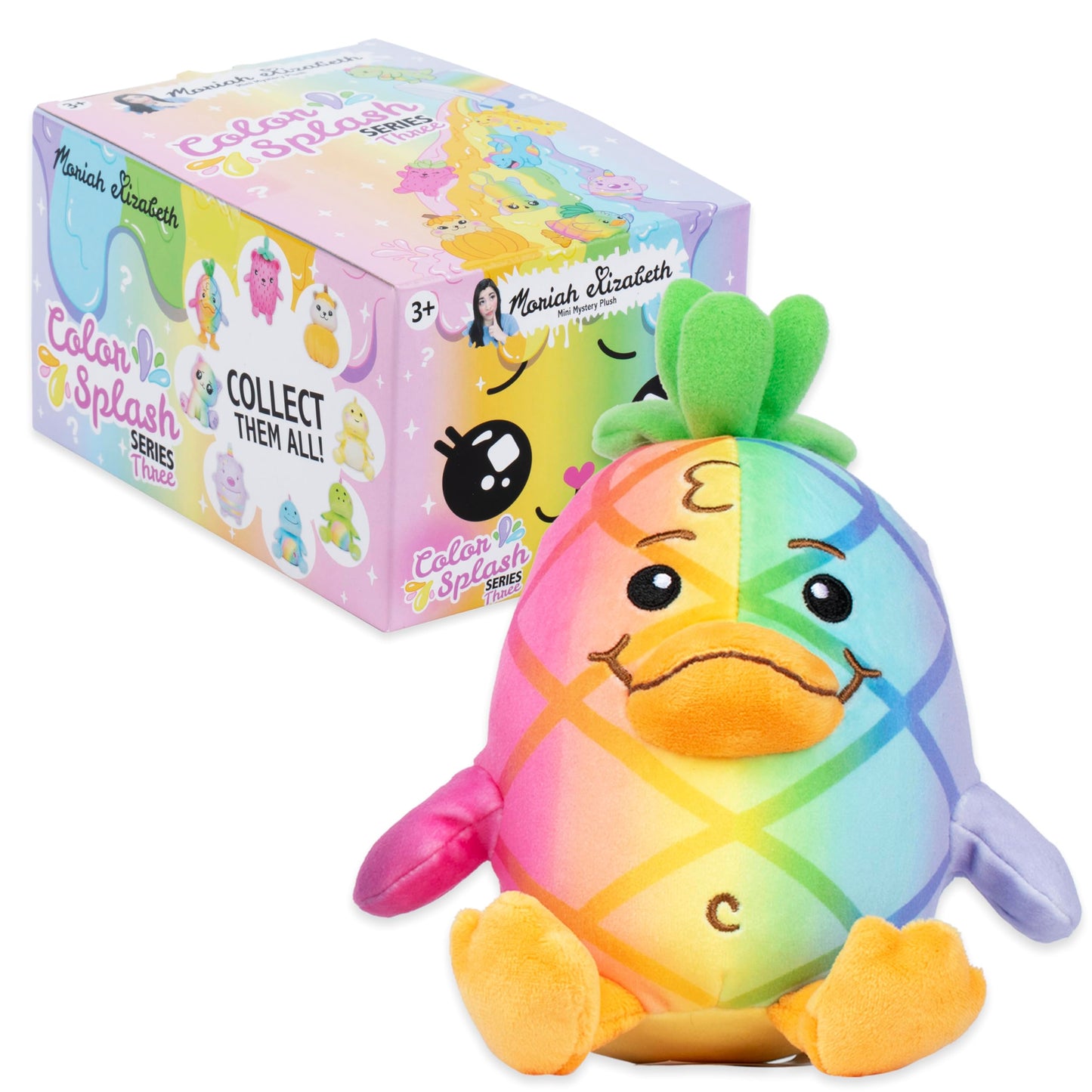 Moriah Elizabeth 6” Mini Mystery Plush Series 3 - Blind Box, Multicolored, Model 80213, Official Merchandise