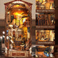 Criolpo Book Nook Kit - Diy Doll House Wooden Miniature House Kit, Book Nook Miniature Kit For Adults Teens, 3D Wooden Puzzle Bo