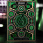 theory11 Avengers Green Edition enhanced Playing Cards - Marvel Studios' The Infinity Saga Deck