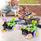 Hymaz Rc Stunt Car for Kids 3 4-7 8-12 Year Old, 4WD Remote Control Car with 360 Flips, 3D Lights & Music, Cool Boys Girls Recha