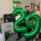 25 Balloon Number, Green Number 25Th Birthday Balloons 40 Inch, 25 Or 52 Years Old Green Birthday Decorations For Men Women, 25T