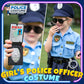 Luucio Girls Police Officer Costume For Kids, Police Costume For Kids, Halloween Costume For Girls, Role Play Kit For Girls
