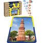 Webby Kids Qutub Minar Wooden Jigsaw Puzzle, 108 Pieces