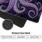 Purple Octopus For Mtg & Tcg Playmat,Bfdhgqzc 24'' X 14'' Game Mat For Mtg/Rpg/Ccg Trading Card Game Playmats Table Mat Perfect