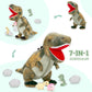 Morismos Dinosaur Stuffed Animal With Babies,23.6'' Big Mommy Stuffed Dinosaur With 3 Baby Dinosaur Stuffed Toys, 3 Dino Egg Toy