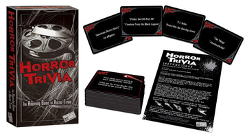 Horror Trivia Card Game - Test Your Knowledge Of Horror Pop Culture Facts With 300 Scary Fun Trivia Questions