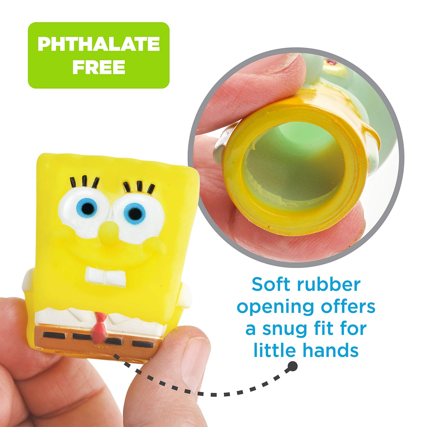 Nickelodeon Spongebob Finger Puppets - Party Favors, Educational, Classroom Rewards, Bath Toys
