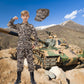 Agcoah Kids Army Camo Trooper Soldier Special Forces Costume(Small 4-6Y)