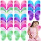 Junkin 24 Pcs Fairy Wings For Girls Butterfly Angel Wings Costume Bulk 14 X 16 Inch Vintage Princess Wings Kids' Dress Up Access