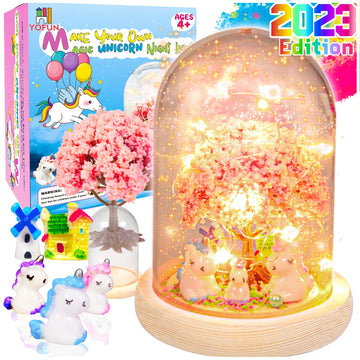 YOFUN Make Your Own Unicorn Night Light - Unicorn Craft Kit for Kids, Arts and Crafts Nightlight Project Novelty for Girl Age 4 