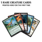 Magic: The Gathering Gift Pack 2018 | 4 Booster Packs | 5 Rare Creature Cards | 5 Foil Land Cards