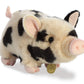 Aurora® Adorable Miyoni® Tots Pot-Bellied Piglet Spotted Stuffed Animal - Lifelike Detail - Cherished Companionship - Pink 11 Inches