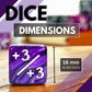 Luck Lab MTG Magic Life Counter Dice, 48 PCS - Compatible w/Magic Card Game Accessories, CCG Creature Stats w/ 2 Dice Bags (Purp