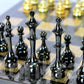 Stonkraft Collector Edition Brass Chess Pieces Pawns Chessmen Chess Coins Figurine Pieces (2.5'' Sleek)