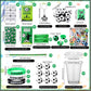 Colarr 195 Pcs Soccer Birthday Gifts Party Favors Sports Team Gift Cups Pencils Mini Book Keychains Wristbands Stickers Thank Yo