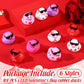 Shappy 100 Pcs Valentine'S Day Rubber Ducks 2.17 '' Valentine'S Day Ducks With Sunglasses Bath Pool Toys Party Favors Decoration